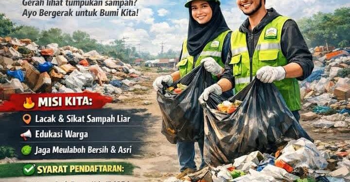 DLH Aceh Barat Ajak Pemuda dan Pemudi Meulaboh Gabung Jadi Relawan Satgas Sampah Liar