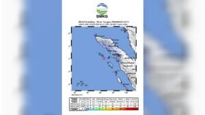 Gempa M 5,3 Guncang Simeulue Aceh, BMKG Pastikan Tak Berpotensi Tsunami