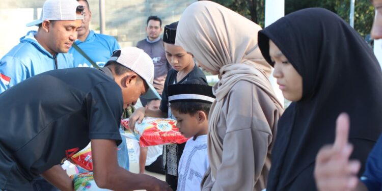 Komunitas Pemancing Aceh Gelar Aksi Sosial, Berbagi Takjil dan Santuni Anak Yatim di Tugu Kilometer Nol Banda Aceh