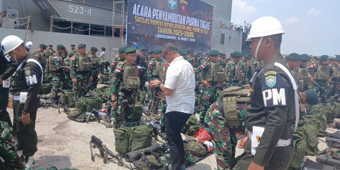 Satgas Yonif 112/Dharma Jaya Jalani Pemeriksaan Purna Tugas di Kodam Iskandar Muda