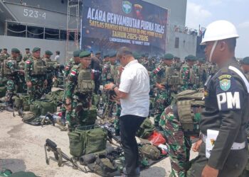 Satgas Yonif 112/Dharma Jaya Jalani Pemeriksaan Purna Tugas di Kodam Iskandar Muda