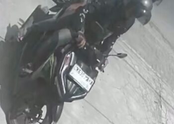 Pencurian Sepeda Motor di Medan Tembung Terekam CCTV Pak Kapolrestabes Medan