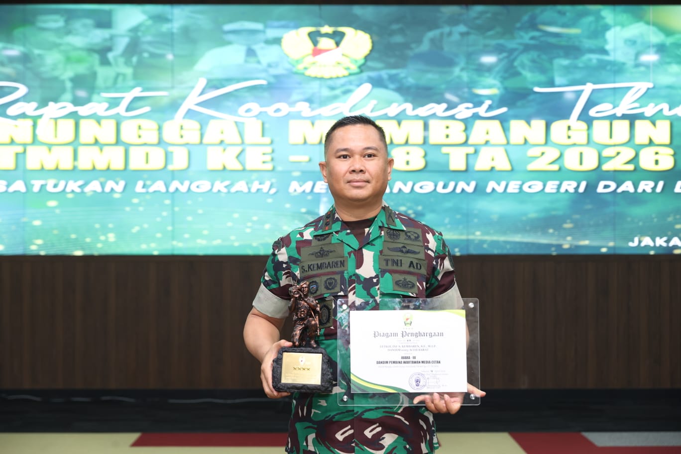 IMG-20260417-WA0054 Kerja Nyata Berbuah Prestasi, Kodim 0105/Abar Sabet Juara III LKJ TMMD ke-127 Tahun 2026