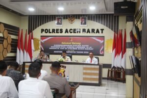 Penguatan Profesionalitas Penyidik, Dir Reskrimum Polda Aceh Supervisi Kinerja Reskrim Polres Aceh Barat