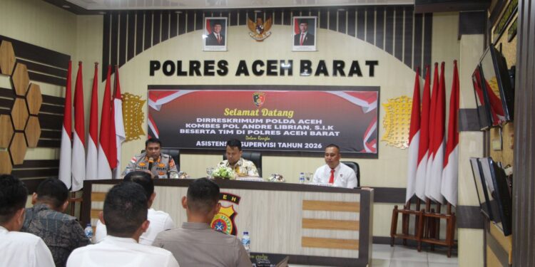 Penguatan Profesionalitas Penyidik, Dir Reskrimum Polda Aceh Supervisi Kinerja Reskrim Polres Aceh Barat