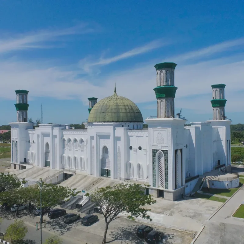 Keajaiban Masjid Giok Baitul A’la, Masjid Pertama di Dunia yang Terbuat dari Giok Asli Nagan Raya