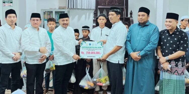 Kasatpol PP Aceh Safari Ramadhan di Langsa, Pererat Silaturahmi dengan Warga   