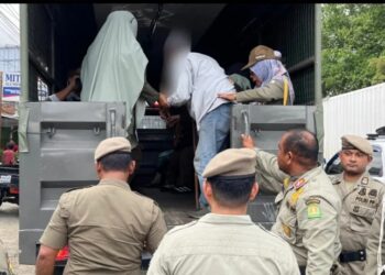 Satpol PP Aceh Tertibkan Gepeng dan ODGJ di Banda Aceh, Empat Orang Diamankan