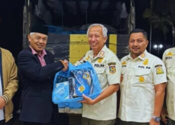 Penyaluran bantuan Presiden di Bener Meriah didampingi Satpol PP Aceh