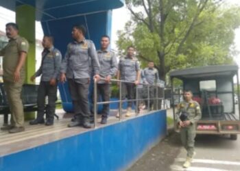 Satgas Linmas Satpol PP dan WH Aceh Patroli Deteksi Dini Bencana dan Trantibmas di Banda Aceh