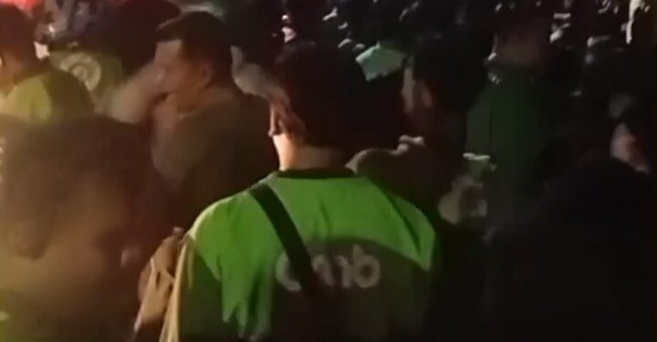 Ratusan Ojol Geruduk Markas Matel di Medan Suasana Mencekam Hingga Malam
