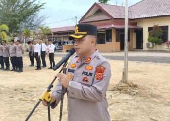 Kapolres Aceh Tamiang Ajak Buruh Jaga Keamanan dan Sampaikan Aspirasi dengan Santun