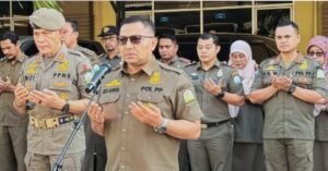 Reza Saputra Pimpin Apel Perdana Satpol PP dan WH Aceh