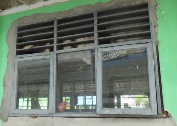 Rehab SMP Negeri 7 Paloh Merbau Asal Jadi, Diduga Abaikan K3 dan Tanpa Plang Proyek