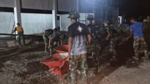Kodim 0105/Abar All Out Bekerja Siang Malam Selesaikan Pembangunan KDKMP