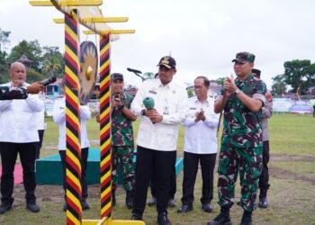 Panglima Kodam I/BB menghadiri Upacara Pembukaan Bakti TNI AD Untuk Rakyat Tahun 2026.