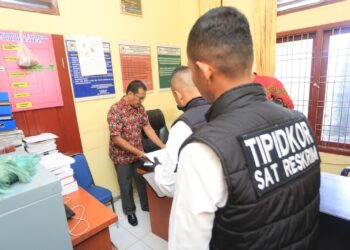 Satreskrim Polres Aceh Barat Geledah Kantor DP3AKB Dugaan Korupsi 1,6 M