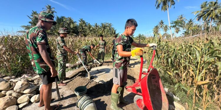 Jembatan Armco di Nias Mulai Dibangun, Karya Bakti Skala Besar TNI Buka Akses Warga Desa Balale Tobaa