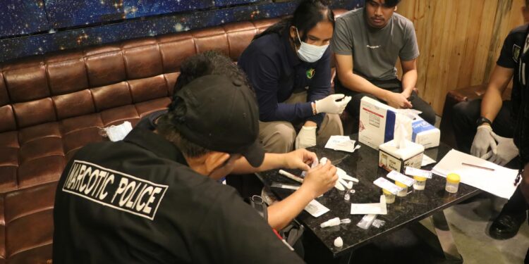 Razia Gabungan Polda Sumut di Tempat Hiburan Malam Medan, Pengunjung Dites Urine Secara Acak