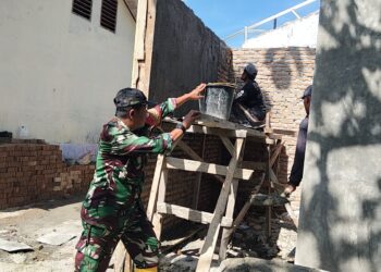 Demi Kenyamanan Belajar, Revitalisasi SMPN 3 Sibulanbulan Terus Dikebut