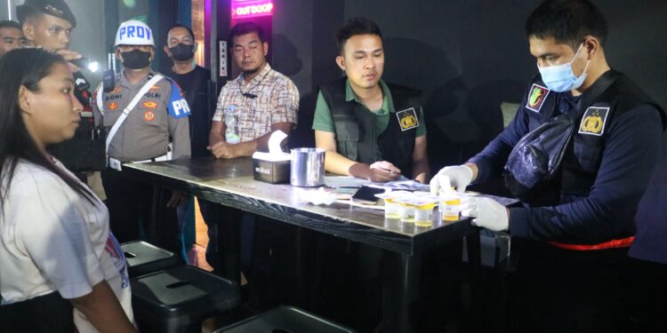 Razia THM High Pass Medan, Polda Sumut Amankan 4 Pengunjung Positif Narkotika