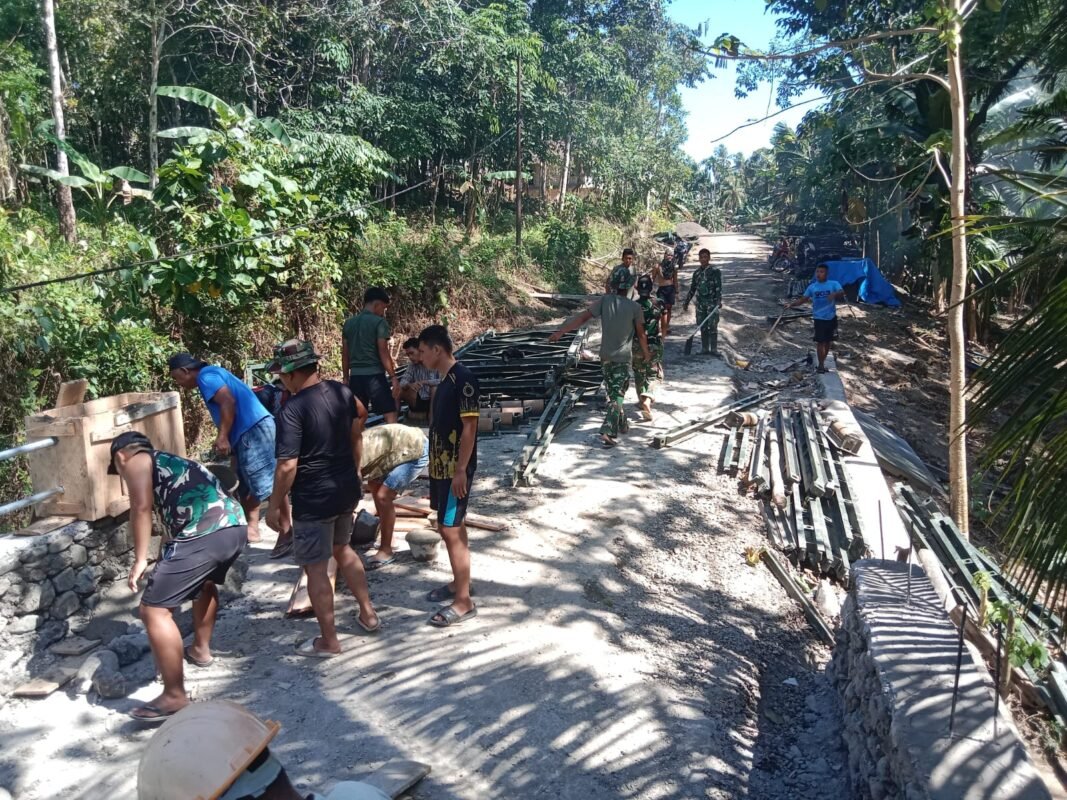 Karya Bakti Skala Besar di Nias Barat, Jembatan Modular Bantuan Presiden Terus Dikebut