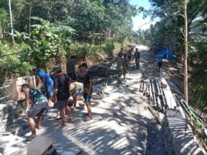 Karya Bakti Skala Besar di Nias Barat, Jembatan Modular Bantuan Presiden Terus Dikebut