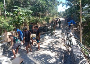 Karya Bakti Skala Besar di Nias Barat, Jembatan Modular Bantuan Presiden Terus Dikebut