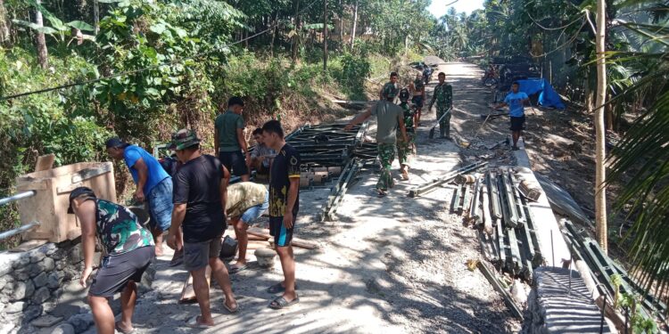 Karya Bakti Skala Besar di Nias Barat, Jembatan Modular Bantuan Presiden Terus Dikebut