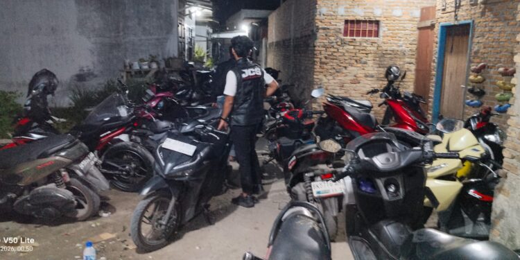 Ratusan Sepeda Motor Diduga Hasil begal Diamankan Polrestabes Medan