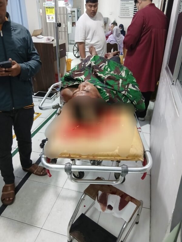 Tragis! Adik Anggota TNI Dibacok Sejumlah Pria di Kawasan Jermal Kota Medan