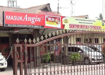 Suasana Mencekam di Wilkum Polsek Medan Tembung, Gudang di Serang Genk Motor