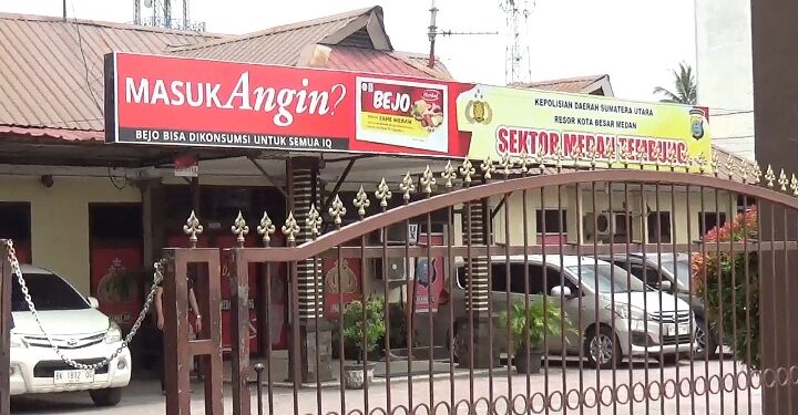 Suasana Mencekam di Wilkum Polsek Medan Tembung, Gudang di Serang Genk Motor