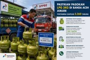 Pastikan Pasokan Gas LPG 3kg di Banda Aceh Aman, Pertamina Siapkan 3360 Tabung