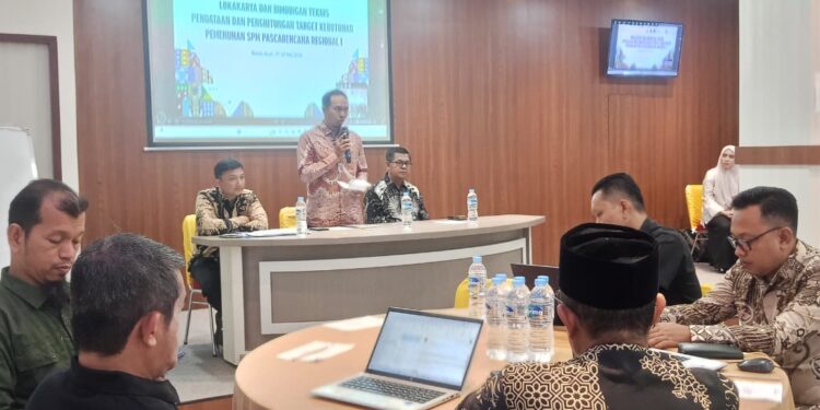 Pemprov Aceh Gelar Lokakarya SPM Pascabencana di Lhokseumawe, Perkuat Pelayanan Dasar