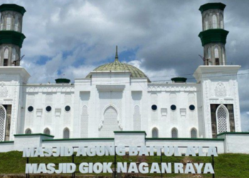 Keajaiban Masjid Giok Baitul A’la, Masjid Pertama di Dunia yang Terbuat dari Giok Asli Nagan Raya