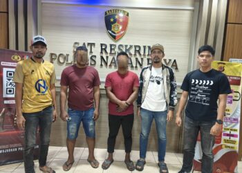 Satreskrim Polres Nagan Raya Amankan Dua Pelaku Penyalahgunaan Bahan Bakar BBM Bersubsidi Jenis Bio Solar