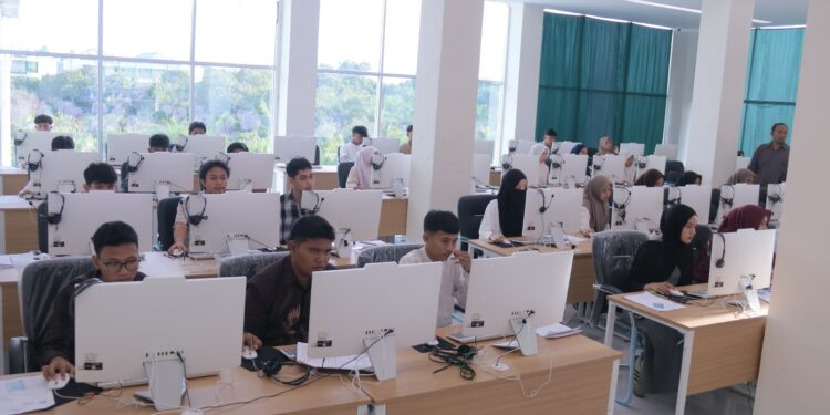 STAIN Meulaboh Seleksi Ratusan Calon Mahasiswa Baru Jalur UM-PTKIN tahun 2026. Keterangan foto. Dok.istimewa