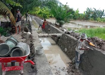 Kepala BBWS Sumatera II “Diduga Makan Tidur” Perkerjaan di Cinta Dame Dikerjakan Kontraktor Tanpa Plang