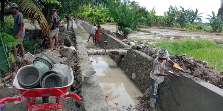 Kepala BBWS Sumatera II “Diduga Makan Tidur” Perkerjaan di Cinta Dame Dikerjakan Kontraktor Tanpa Plang
