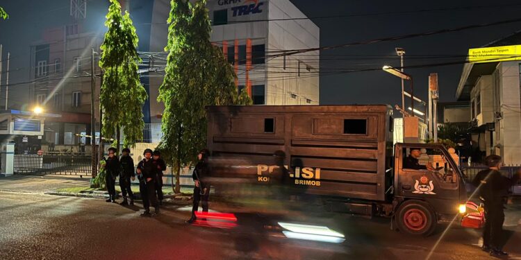 Patroli Brimob Polda Sumut Intensif Cegah Gangguan Kamtibmas
