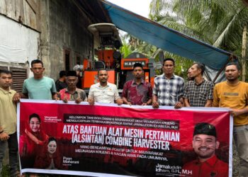 Jamaluddin Idham Salurkan Bantuan Alsintan untuk Petani Aceh, Diawali di Nagan Raya