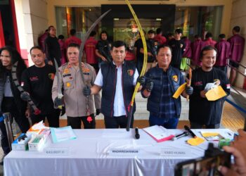 Polda Sumut Tangkap 7 Anggota Komplotan Begal dan 1 Penadah di Deli Serdang