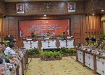 Mualem Soroti Sawah dan Infrastruktur Rusak Pascabencana, Tito Siapkan Dukungan Rp371 Miliar