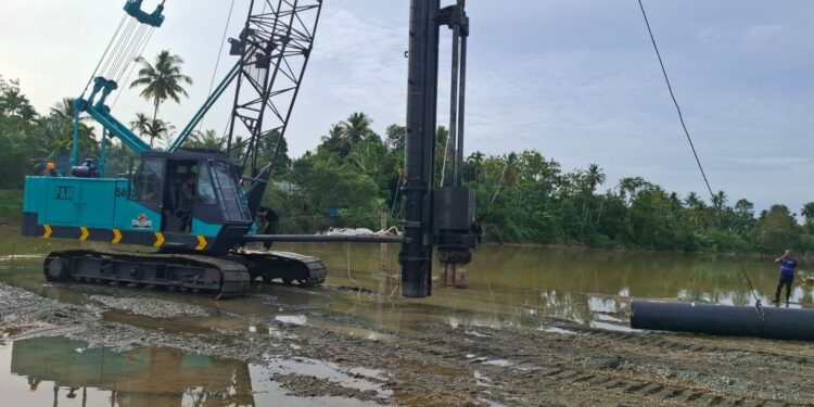 Pemkab Aceh Barat Kucurkan Anggaran Rp3,2 Miliar untuk Lanjutan Jembatan Rangka Baja Alue Tampak