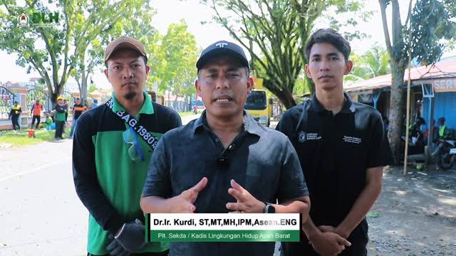 DLH Aceh Barat Terapkan 5 Pilar Lingkungan Bersih dan Sehat. Himbau Masyarakat Bisa Laksanakan
