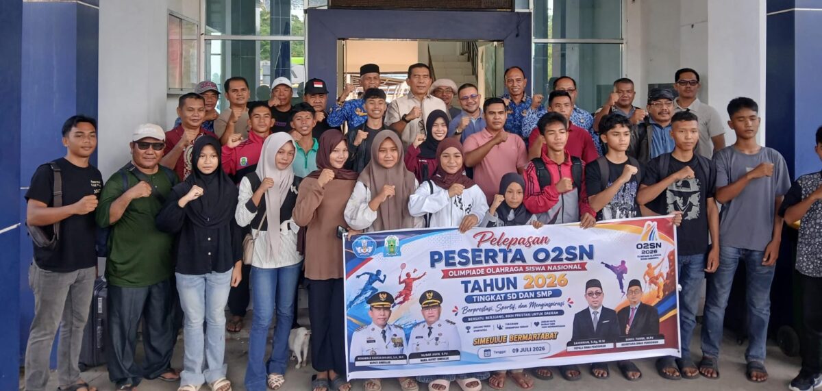 Bupati Simeulue Lepas Kontingen O2SN 2026 ke Ajang Tingkat Provinsi
