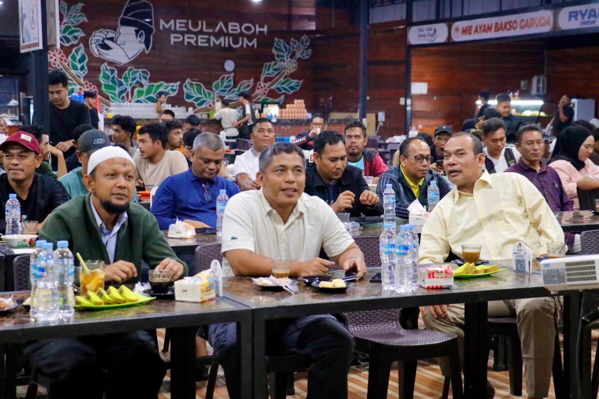 Pemerintah Aceh Barat Nobar Piala Dunia Dengan Masyarakat