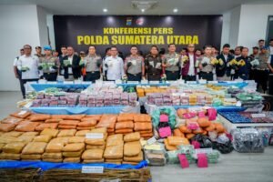 Polda Sumut Ungkap 3.865 Kasus Narkoba dalam Enam Bulan, Sita 5,3 Ton Barang Bukti