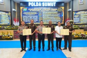 Polda dan Kejati Sumut Teken MoU, Wujudkan Penegakan Hukum Profesional Tanpa Praktik Transaksional